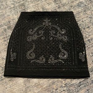 Bebe Bedazzled Skirt